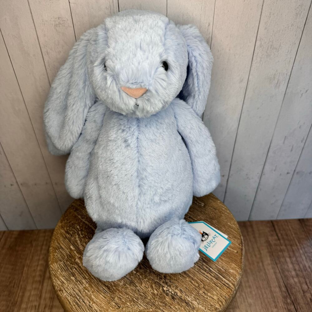 Jellycat Blue Bunny FAST SHIP NEW Jellycat Bashful Bunny Medium Authentic